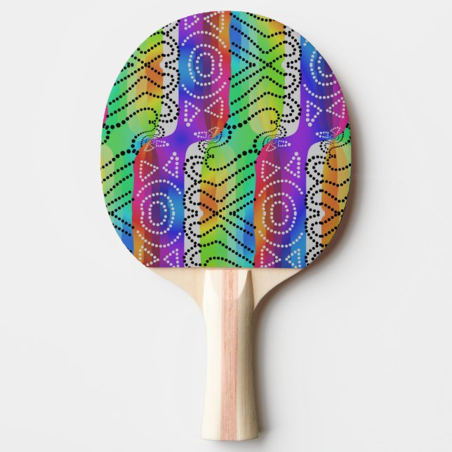 Ping pong Paddle skapat av Jimette Design Pingisracket (Framsidan)