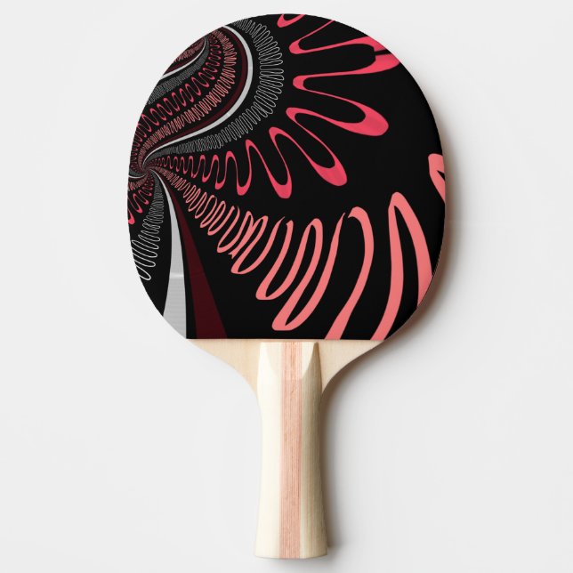Ping pong Paddle skapat av Jimette Design Pingisracket (Framsidan)
