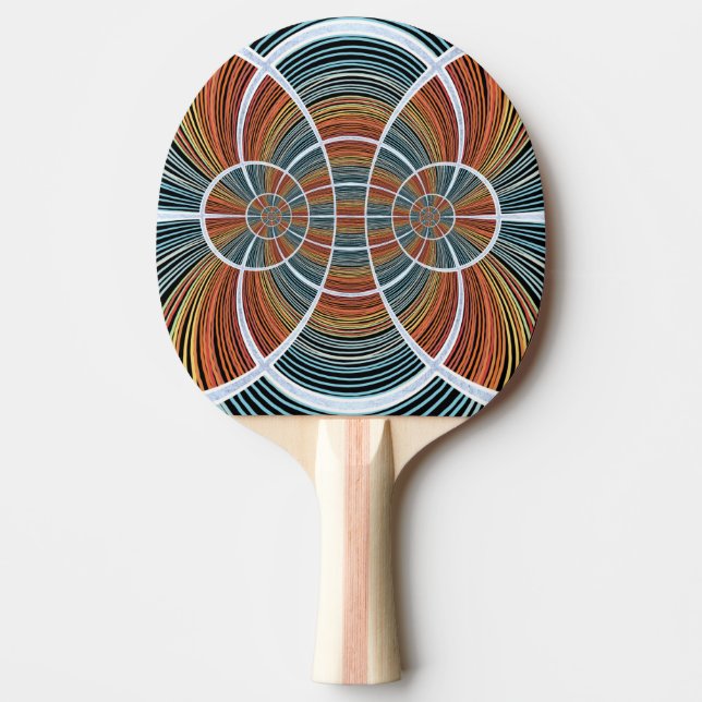Ping pong Paddle skapat av Jimette Design Pingisracket (Framsidan)