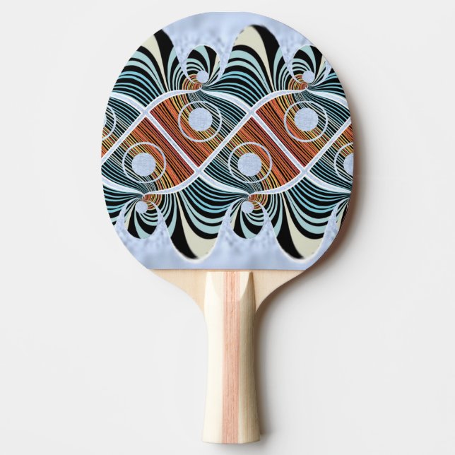Ping pong Paddle skapat av Jimette Design Pingisracket (Framsidan)
