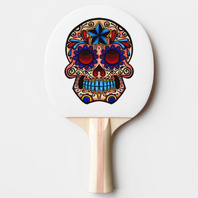 Ping Pong Paddle/Skull Pingisracket (Framsidan)