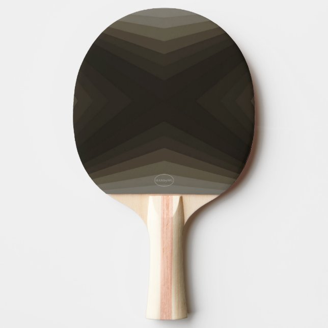 Ping-Pong Paddle - Taupe Brown Gradient - HAMbyWG Pingisracket (Framsidan)