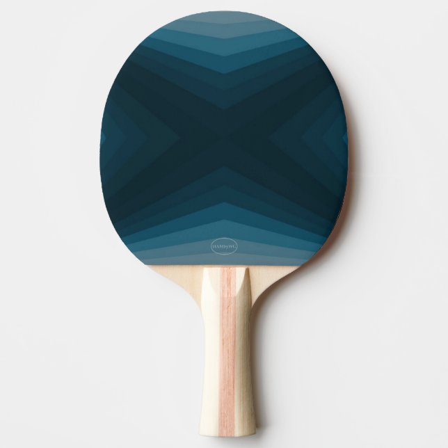 Ping-Pong Paddle - Teal Gradient - HAMbyWG Pingisracket (Framsidan)