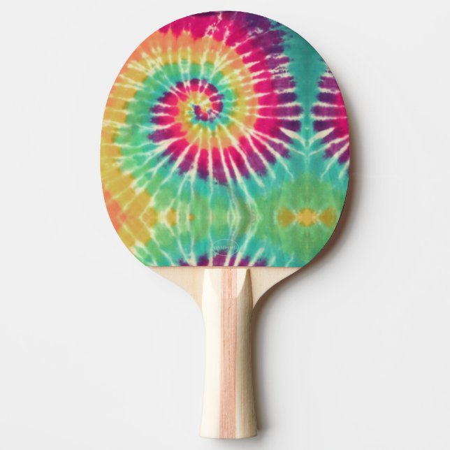 Ping-Pong Paddle - Tie Dye - HAMbyWG Pingisracket (Framsidan)