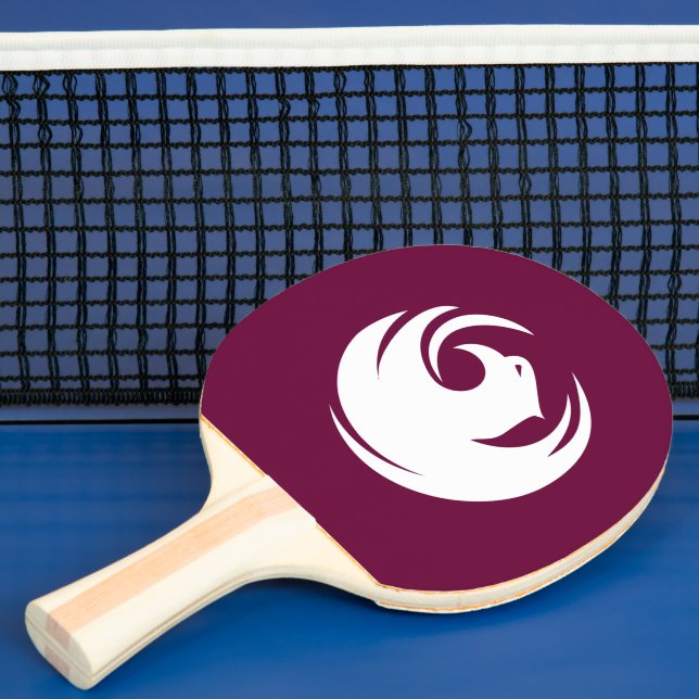 Ping pong paddle with Flag of Phoenix City Pingisracket (Insitu)