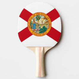 Ping pong paddle with Flagga of Florida, USA Pingisracket
