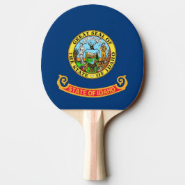 Ping pong paddle with Flagga of Idaho, USA Pingisracket