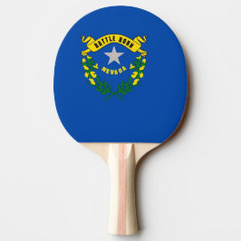 Ping pong paddle with Flagga of Nevada, USA Pingisracket