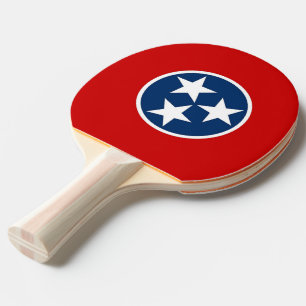 Ping pong paddle with Flagga of Tennessee, USA Pingisracket