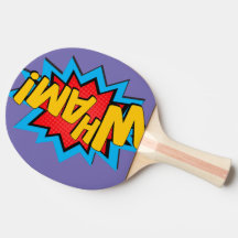 Ping Pong Paddles - Wham och Ka-Pow