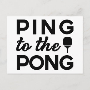 Ping Pong - Ping to Pong Vykort