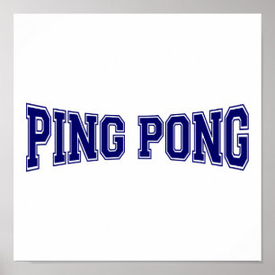 Ping Pong Stil Poster