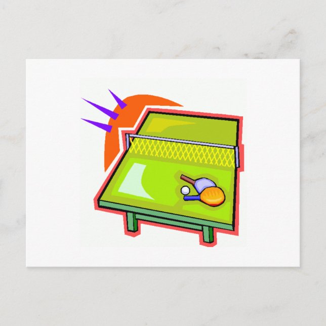 Ping Pong Vykort (Framsida)