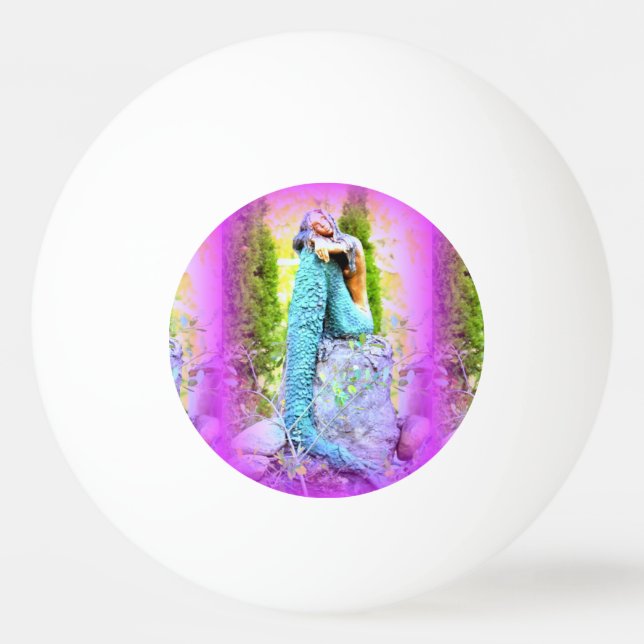 Pinga pong boll, sjöjungfru pong pingisboll (Framsidan)