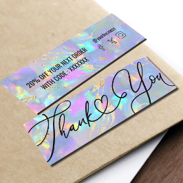 Pingal gemstone Tack för ditt lilla affärskort Mini Visitkort