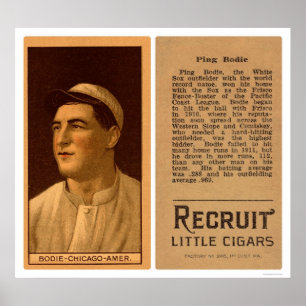 PingBodie White Sox baseball 1912 Poster