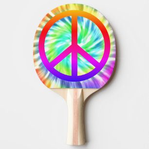 Pingen Pong för designen för Tiefärgfredstecken Pingisracket