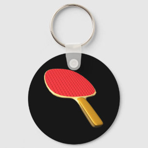 Pingen Pong paddlar Nyckelring