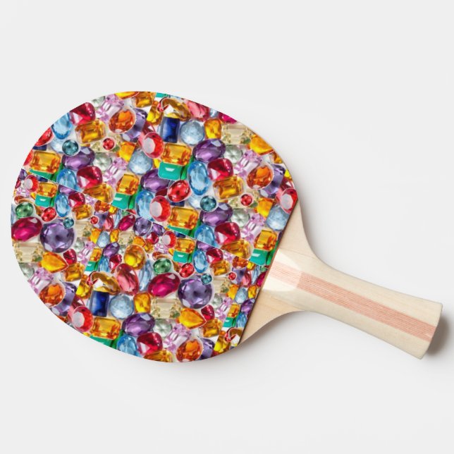 Pingen Pong paddlar PingPONG båda sidotryck Pingisracket (Baksidan )