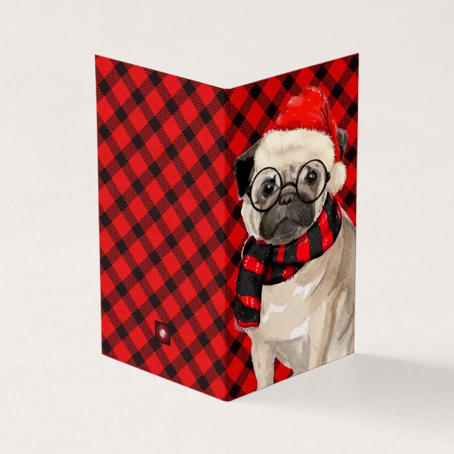 Pingg Jul Hund Red and Black Play Kort (Utsida)