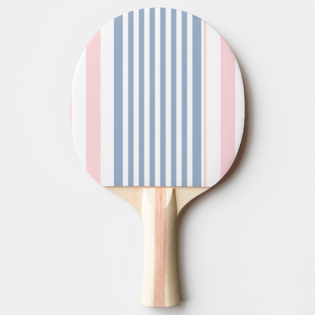 Pingisracket Blå Rosa & Vit Rand (Framsidan)
