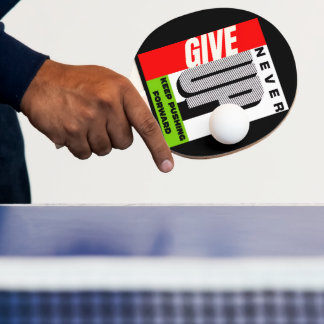 Pingisracket ge inte upp, fortsätt framåt