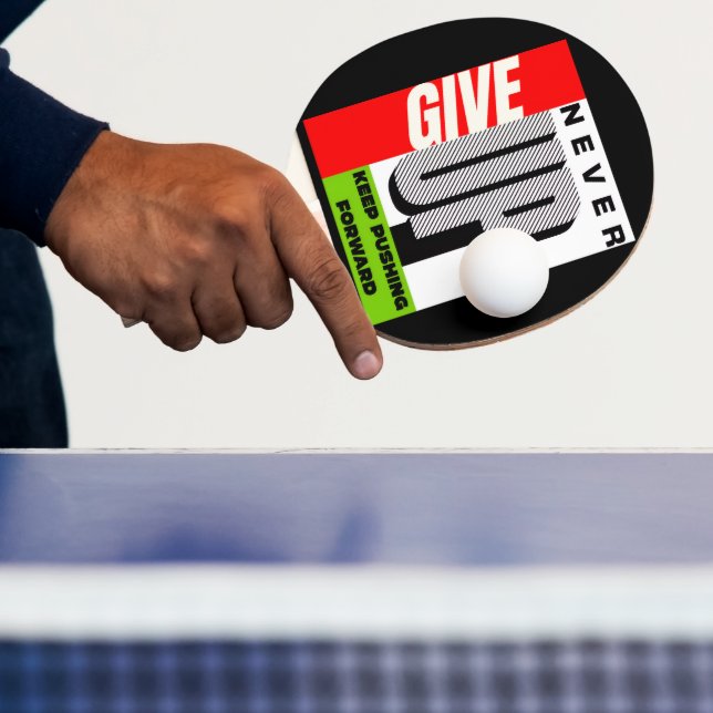 Pingisracket ge inte upp, fortsätt framåt  (Insitu)