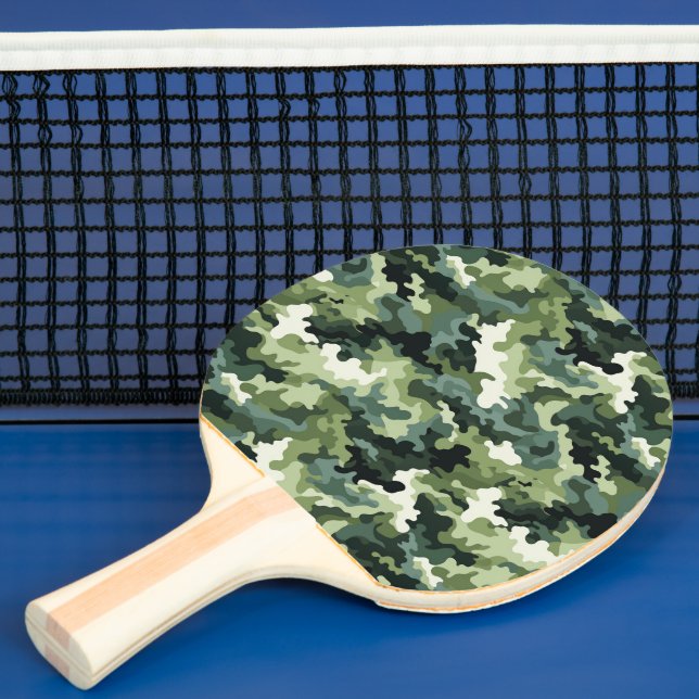 Pingisracket militär Camo-utskrift (Insitu)
