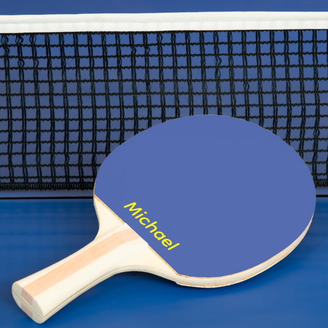 Pingisracket - Personlig gåva med blå monogram (Insitu)