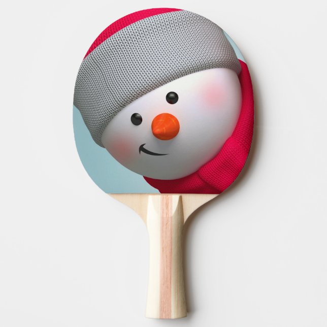 Pingisracket/Snöman Pingisracket (Framsidan)