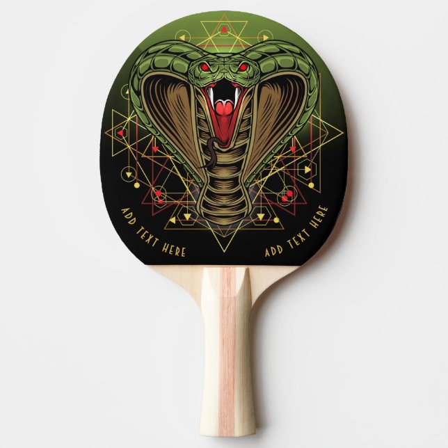 Pingong Pong Paddle i Kung Pingisracket (Framsidan)