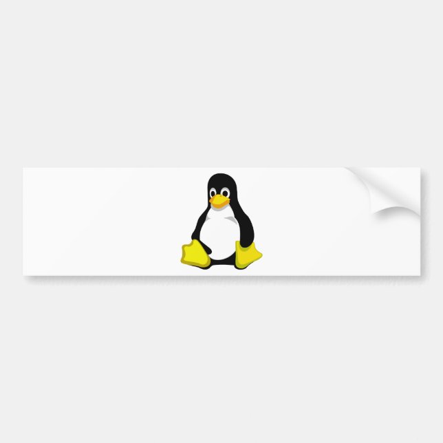 Pingouin Linux Tux Bildekal (Framsidan)