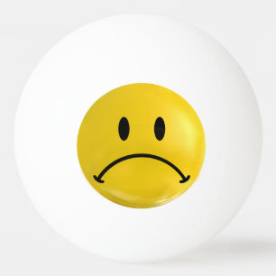 PingPong för gul lycklig ledsen Bi polar boll