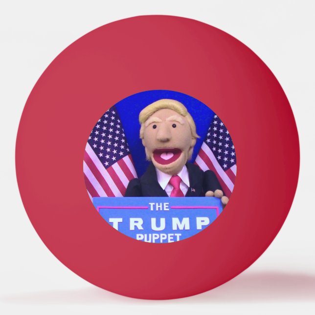 PingPong för @TheTrumpPuppet röd boll (Framsidan)