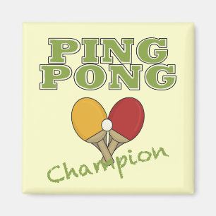 PingPong mästare Magnet
