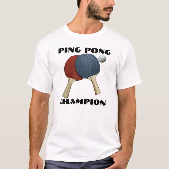 PingPong mästare T Shirt (Framsida)