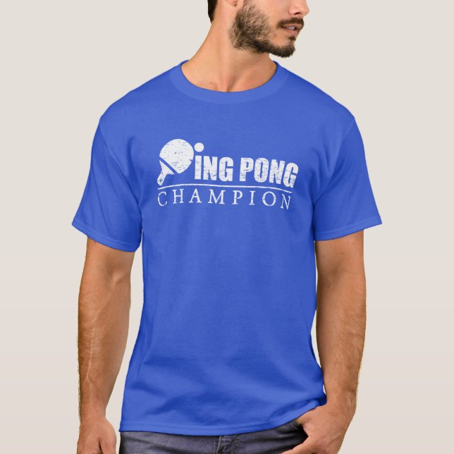 PingPong mästare Tee (Framsida)