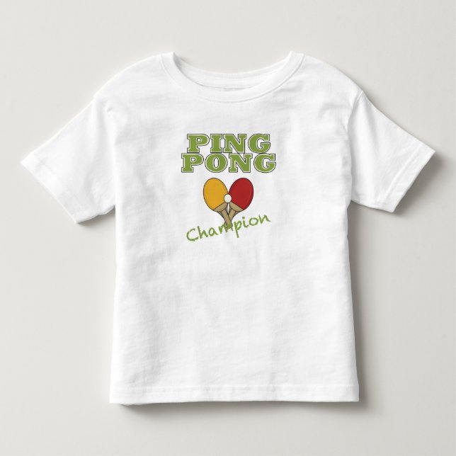 PingPong mästare Tee Shirt (Framsida)