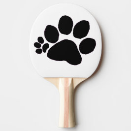 Pingpong Paddle - Höger Polydactyl Pawprint Pingisracket