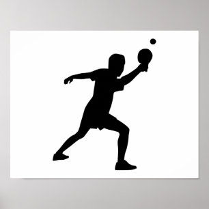 PingPong spelare Poster