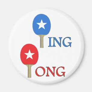 PingPong stjärna Magnet