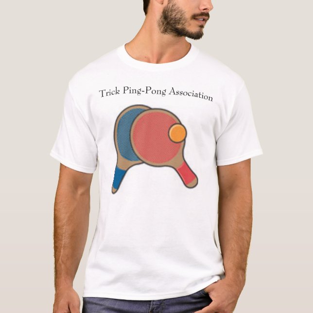 pingpong, trickping-Ponganslutning Tee (Framsida)