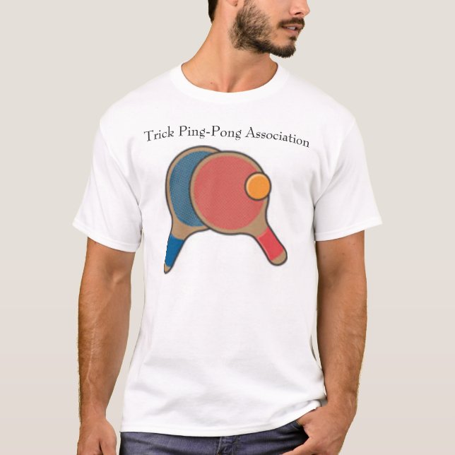 pingpong, trickping-Ponganslutning Tee Shirt (Framsida)