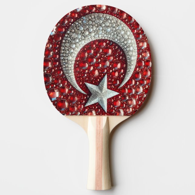Pingpongpaddel med Färg Pingisracket (Baksidan)