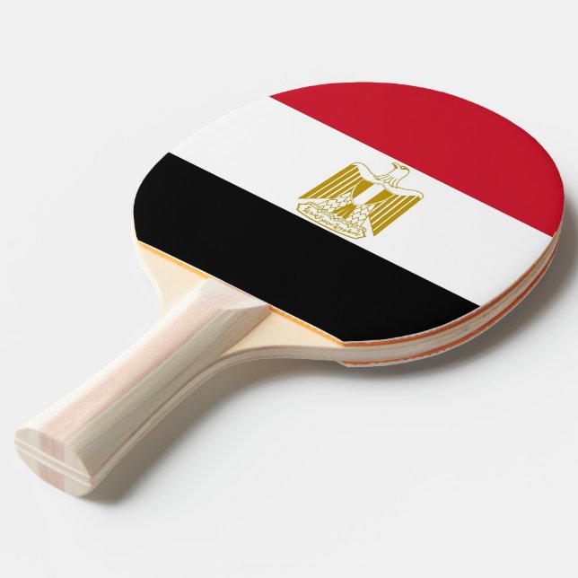 Pingpongpaddel med Flagga av Egypten Pingisracket (Frontvinkel)