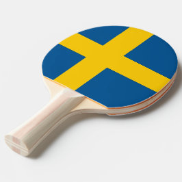 Pingpongpaddel med Flagga av Sverige Pingisracket
