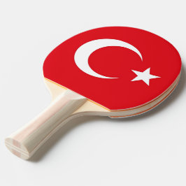Pingpongpaddel med Flagga av Turkiet Pingisracket