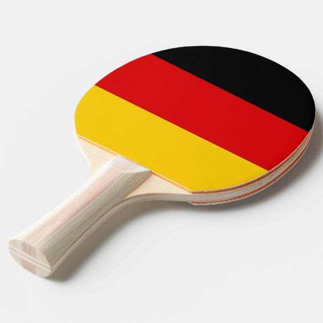 Pingpongpaddel med Tyskland Flagga Pingisracket (Frontvinkel)