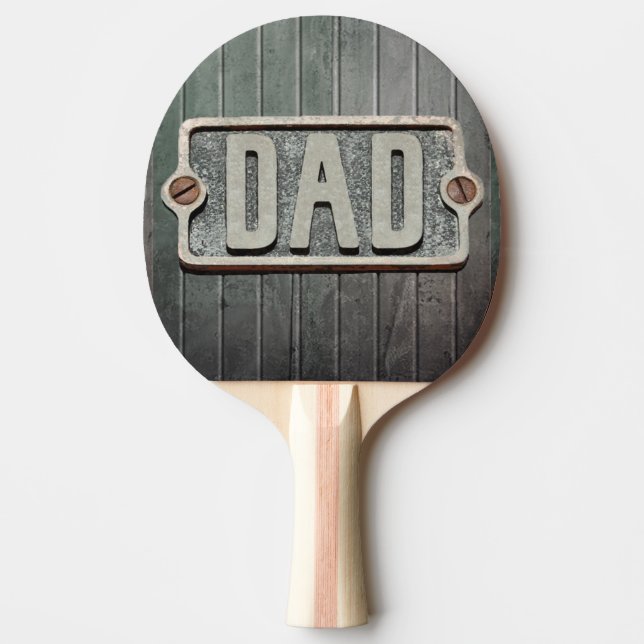 Pingpongpaddla från pappa Metall Pingisracket (Framsidan)