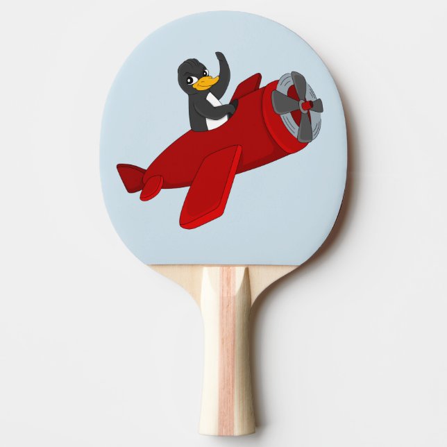 Pingpongpaddlar av tecknad pingisracket (Framsidan)